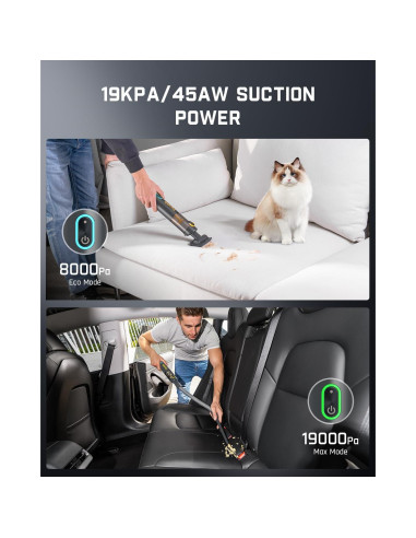 Aspiradora de Coche Fanttik Slim V8 Apex 4-en-1 Inalámbrica