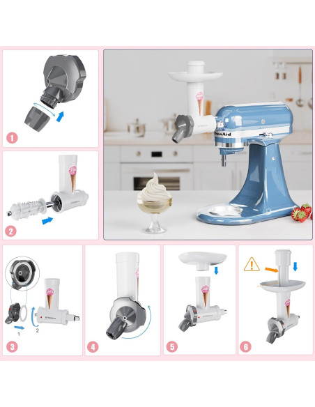 Accesorio Kitchen Aid para Hacer Helados Naturales 602HHH