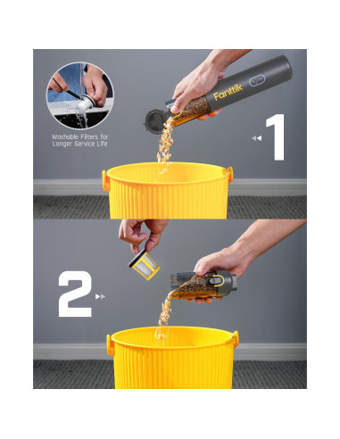 Aspiradora de Coche Fanttik Slim V8 Apex 4-en-1 Inalámbrica