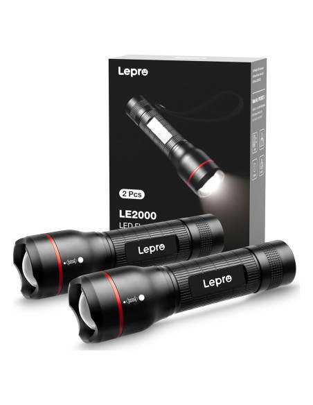 Linterna LED Lepro LE2000 300 Lúmenes 5 Modos Impermeable