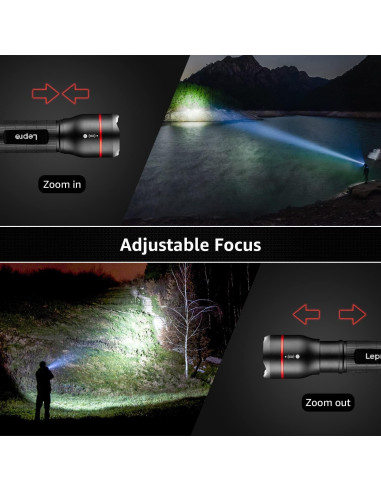 Linterna LED Lepro LE2000 300 Lúmenes 5 Modos Impermeable