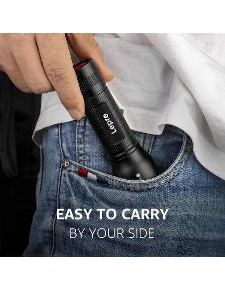 Linterna LED Lepro LE2000 300 Lúmenes 5 Modos Impermeable