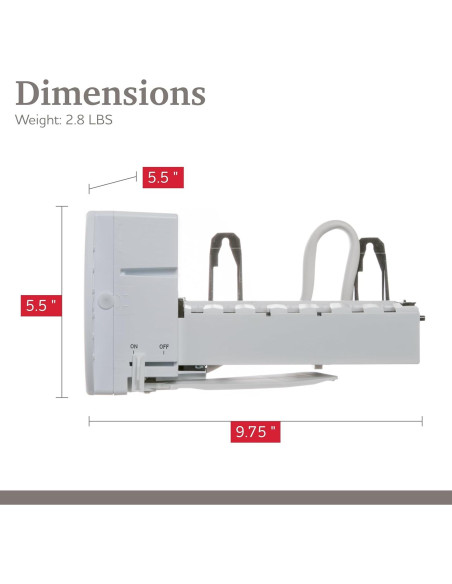 Icemaker GE Parts Master WR30X10093 0.91 kg Hielo Diario Icemaker GE Parts Master WR30X10093 0.91 kg Hielo Diario