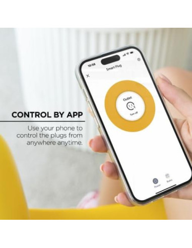 Enchufe Inteligente Merkury WiFi 2.4GHz Control Remoto