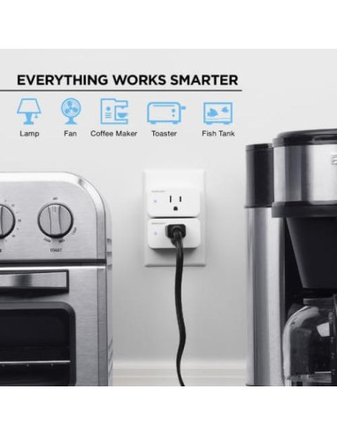 Enchufe Inteligente Merkury WiFi 2.4GHz Control Remoto