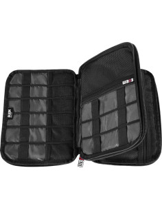Organizador BUBM Doble Capa para Accesorios Electrónicos Negro 2