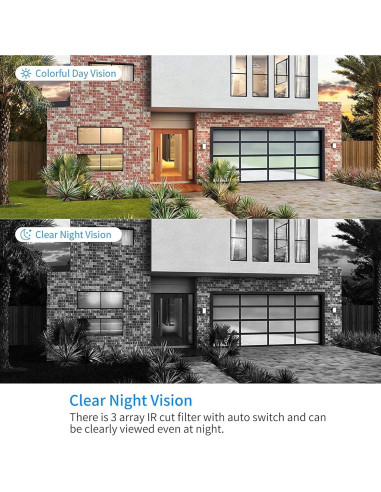 Sistema de Seguridad Hiseeu 16CH 5MP WiFi 24/7 con NVR 3TB