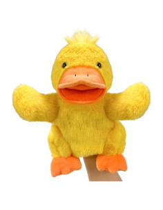 Títere de mano pato Okegztoa 22.86 cm para niños y adultos