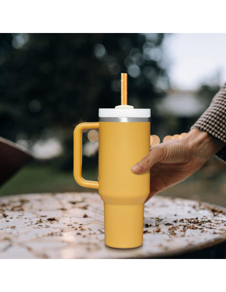 8 Pajillas Reutilizables Alwenid para Vaso Stanley y Owala