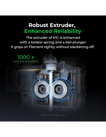 Impresora 3D Creality K1C, 600mm/s, Nivelación Automática