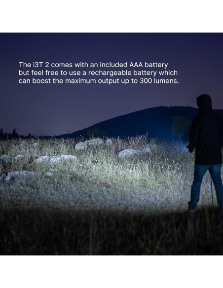 Linterna OLIGHT I3T 2 EDC 200 lúmenes Compacta Negra