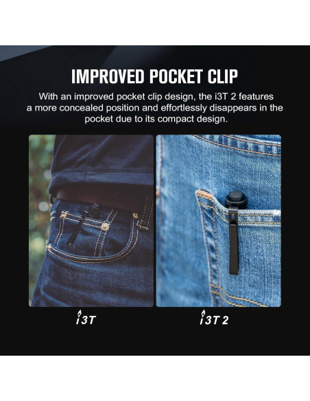 Linterna OLIGHT I3T 2 EDC 200 lúmenes Compacta Negra