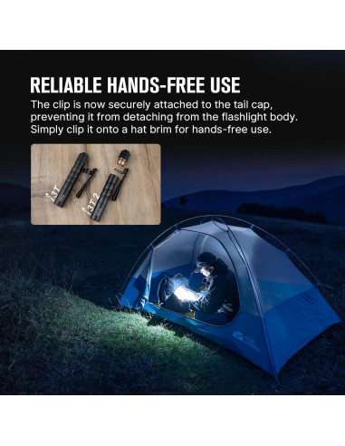 Linterna OLIGHT I3T 2 EDC 200 lúmenes Compacta Negra