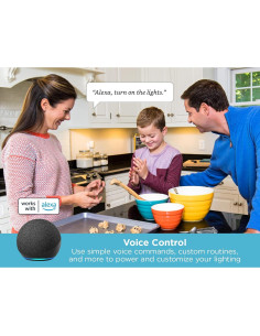 Iluminación LED Inteligente BLACK+DECKER 4 Barras 22,86 cm 2