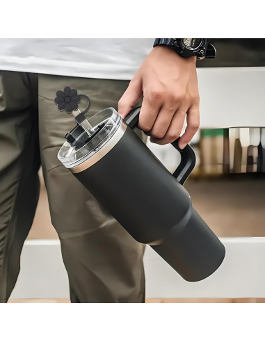 Accesorios Taza Stanley Wabogove Tapa Silicona y Charm M