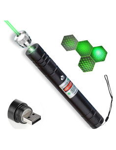 Puntero Láser Verde Cyahvtl 2000m Recargable USB Táctico