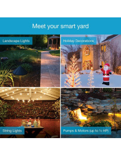 Enchufe Inteligente Exterior Lutron Caseta 15A IP66 Negro 2