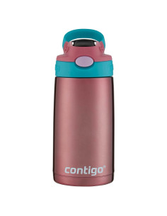 Botella de Agua Contigo Kids 384 ml con Pajilla Aislada