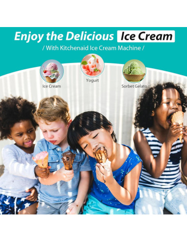 Accesorio Helados KitchenAid GuanQiao 2 Qt Blanco