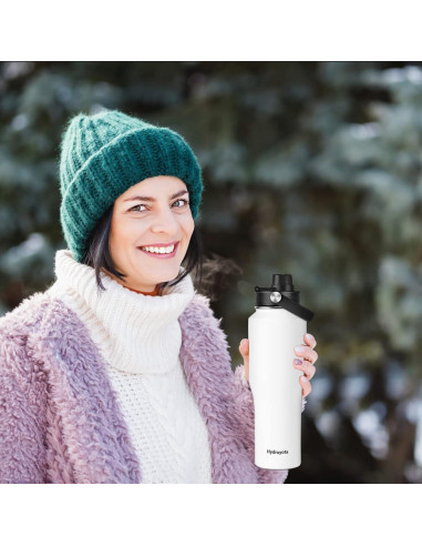 Botella de Agua Fría 1.2L Hydroyota con Tapa a Prueba de Fugas