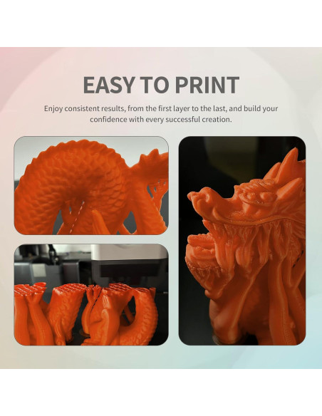 Filamento OVERTURE Easy PLA 1.75mm 2kg Negro para 3D