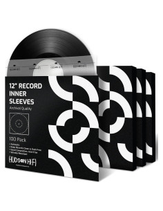 Fundas Internas de Vinilo Hudson Hi-Fi 100 Unidades HDPE