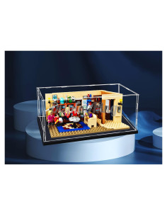 Caja de exhibición acrílica Display King sin fondo 40.6x22.9 cm