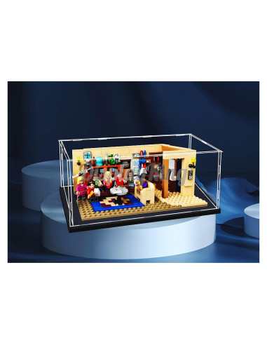 Caja de exhibición acrílica Display King sin fondo 40.6x22.9 cm