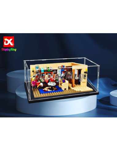 Caja de exhibición acrílica Display King sin fondo 40.6x22.9 cm