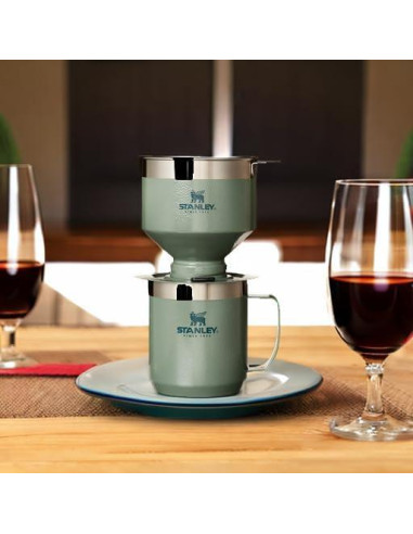 Cafetera Pour Over STANLEY 354ml Verde Hammertone