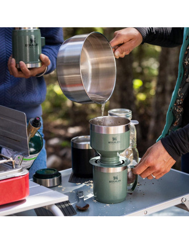 Cafetera Pour Over STANLEY 354ml Verde Hammertone