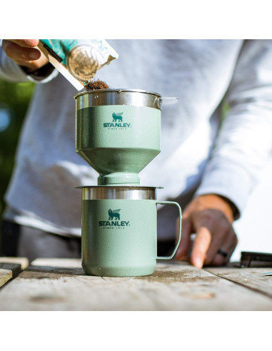 Cafetera Pour Over STANLEY 354ml Verde Hammertone