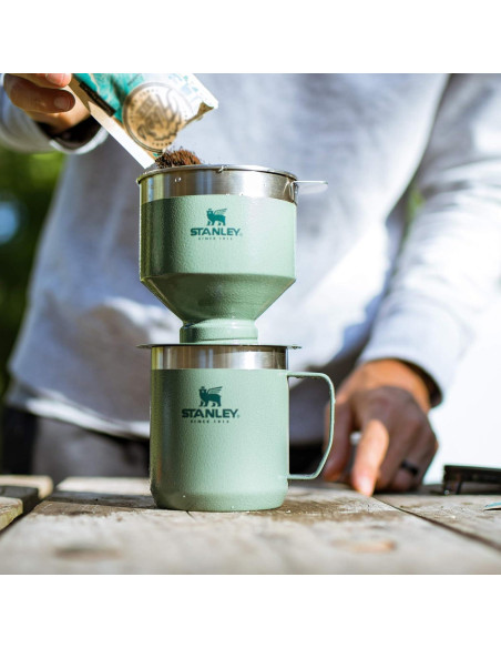 Cafetera Pour Over STANLEY 354ml Verde Hammertone