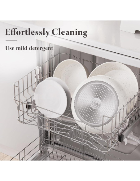 Juego de 19 Piezas Bazova Ollas y Sartenes Antiadherente