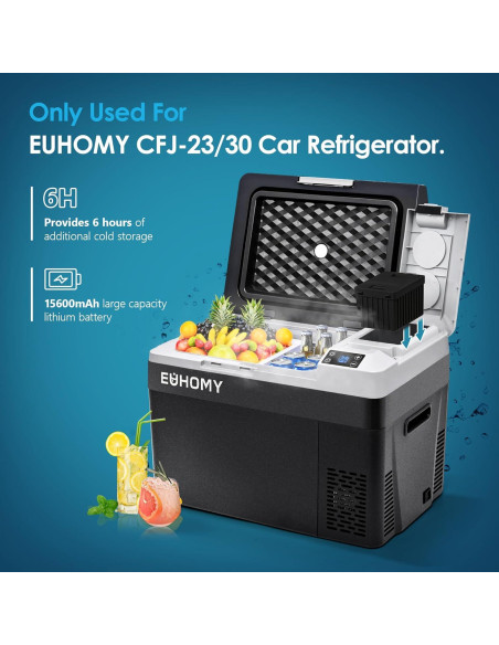 Batería de Refrigerador Euhomy AKDC-01 12V 15600mA Portátil