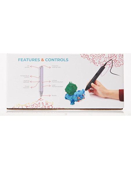 Bolígrafo 3D MYNT3D Super Pen ABS y PLA Control Velocidad