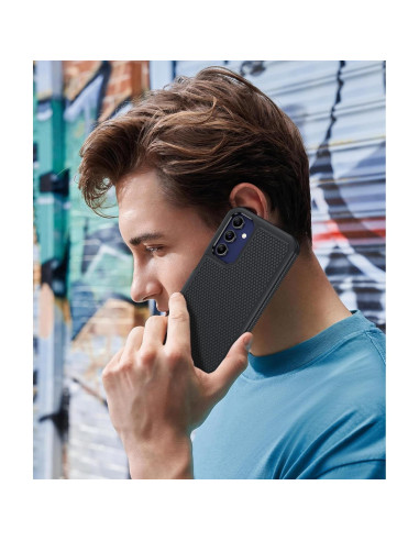 Funda FNTCASE para Samsung Galaxy A15 5G - Doble Capa Negra