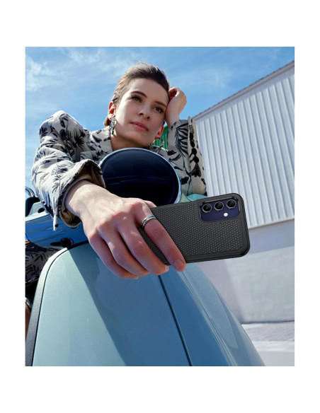 Funda FNTCASE para Samsung Galaxy A15 5G - Doble Capa Negra Funda FNTCASE para Samsung Galaxy A15 5G - Doble Capa Negra