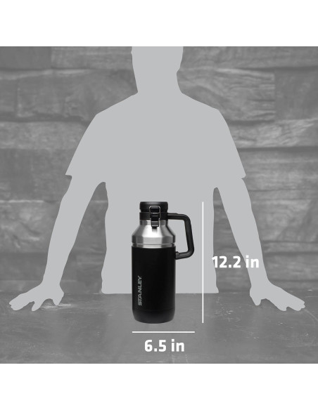 Growler Stanley GO 1.89L Acero Inoxidable Aislado Negro Growler Stanley GO 1.89L Acero Inoxidable Aislado Negro