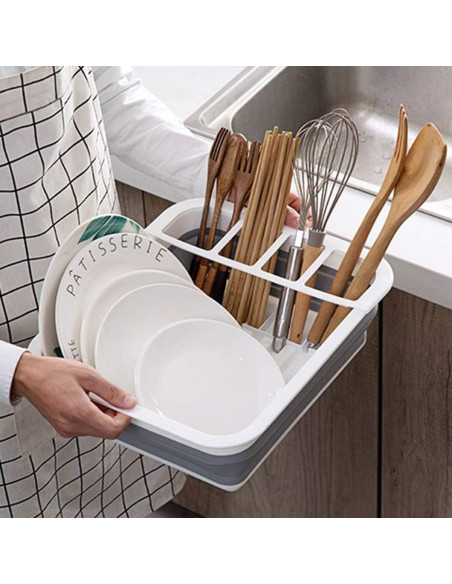 Estante Plegable THANSTAR para Secar Platos 31.5x36.6cm