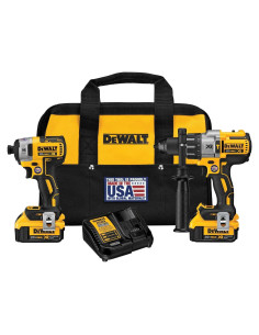 DEWALT Taladro Percusión y Destornillador 20V DCK299M2