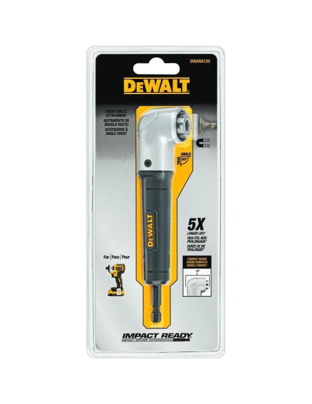 Accesorio de Ángulo Derecho DEWALT DWARA120 6.35mm