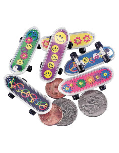 Mini Patinetas Retro Fun Express - 36 Piezas Coloridas 60s