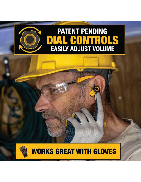 Auriculares Inalámbricos DEWALT PRO-X2 ANC Bluetooth IP54