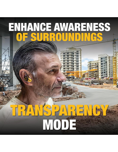 Auriculares Inalámbricos DEWALT PRO-X2 ANC Bluetooth IP54