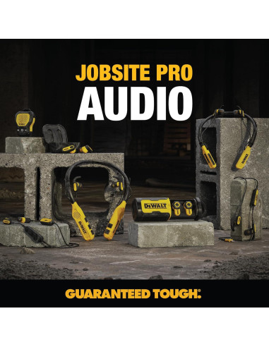 Auriculares Inalámbricos DEWALT PRO-X2 ANC Bluetooth IP54