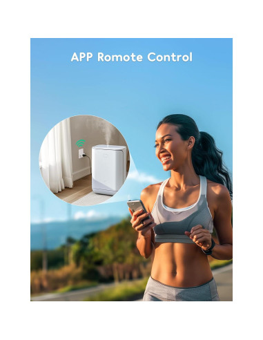 Enchufe Inteligente Winees Paquete de 2, 15A, Control Remoto