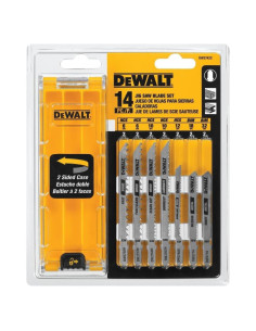 Juego de hojas de sierra DEWALT T-Shank 14 piezas