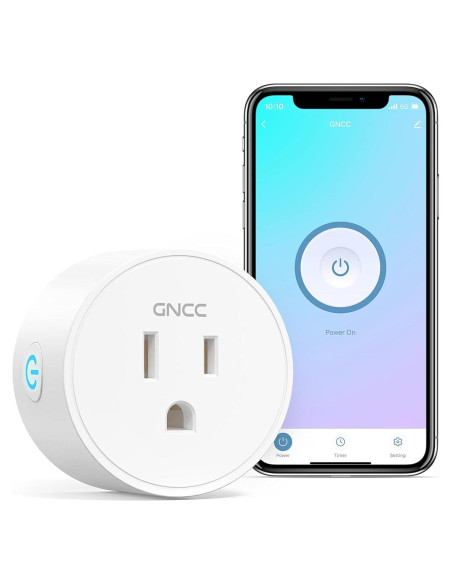 Enchufe Inteligente GNCC GSP01 WiFi Control Remoto y Voz
