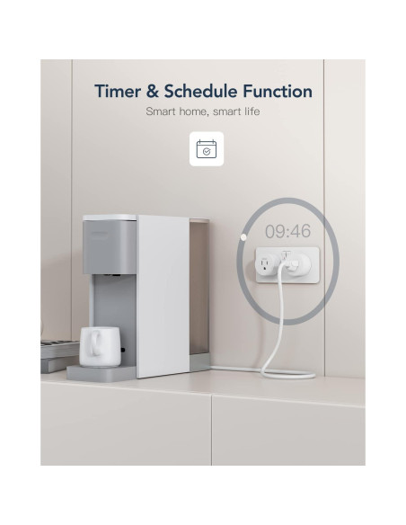 Enchufe Inteligente GNCC GSP01 WiFi Control Remoto y Voz